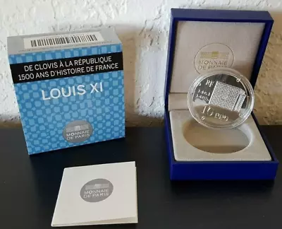 France Louis XI 10 Euro Silver Proof Coin 2013 Kings And Presidents In Box + COA • $39.99