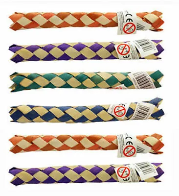 £2.99 • Buy 12 Bamboo Finger Traps 14cm - Pinata Toy Loot/Party Bag Fillers Childrens/Kids