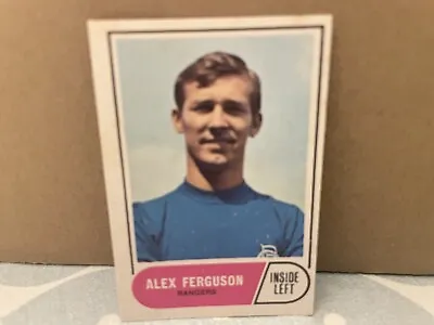 A & Bc Scottish Football Fact Cards 1969 - Blue Backs  - Alex Ferguson - No 51. • £24.99