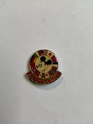 Disney WDW Epcot Center Showcase Mickey Country Flags 11 Flags Vintage Pin • $4.99