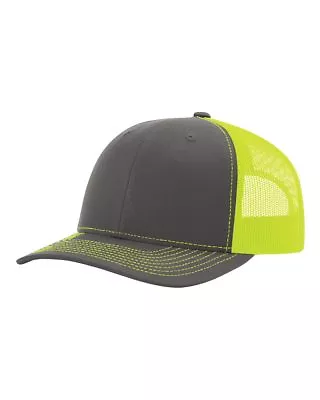 Richardson 112 Trucker Ball Cap Meshback Hat Snapback 2-Tone / Solid Blank Cap • $14.42