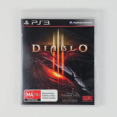 DIABLO III 3 - Sony PlayStation 3 - PS3 - Complete With Manual | Tracked AU Post • $14.95