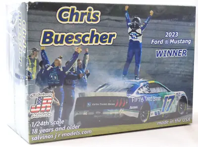 Salvinos JR Models  Fifth Third Bank  Chris Buescher 2023 Ford Mustang 1/24 Kit • $46.99