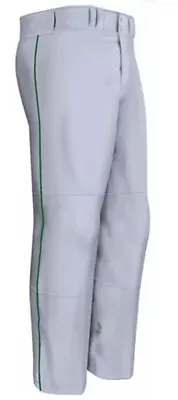 Easton A164617GYGNXS Adult XS Gray/Green Quantum Plus Piped Baseball Pants-NEW • $44.88