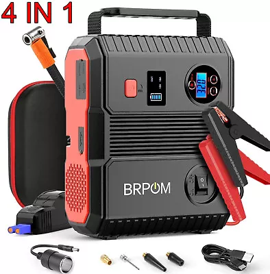 3000A Car Jump Starter Battery Booster Charger 24000mAh PowerBank Air Compressor • £99.99