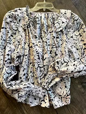 NEW W/o Tags ANTHROPOLOGIE Floral Peasant Blouse Size XXS Long Sleeve • £6.30