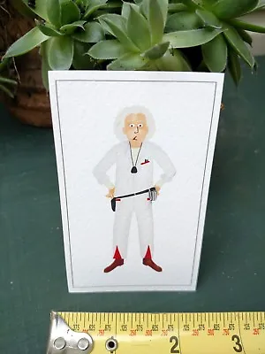 MAX DALTON Dr. Emmet  Doc  Brown Mini Print  2X4  Poster Art Handbill • $5.99