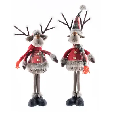 Set Of Two CHRISTMAS MOOSE Antlers Illuminate Battery Operated Oak Street 198077 • $89.99