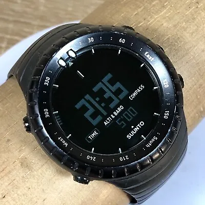 Suunto Core Digital Sports Watch Men 49mm Black Compass Barometer 30M • $129.95