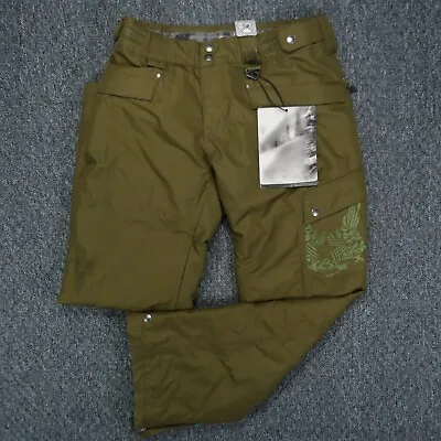 Oakley Pants Mens Small Green Airbourne Lined Insulated Thinsulate Snowboard NWT • $89.80