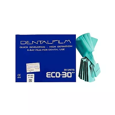 50 Pcs Pack Of ECO 30 Self Developing X-ray Film With A Monobath Solution • $54.99