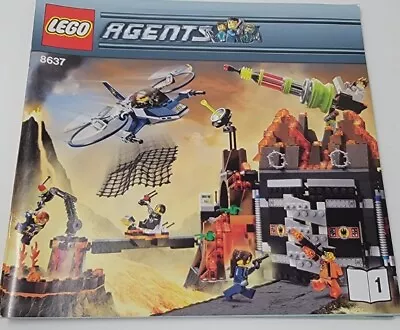 LEGO Agents: Volcano Base 8637 (NO BOX - Sealed Bags) • $349.99