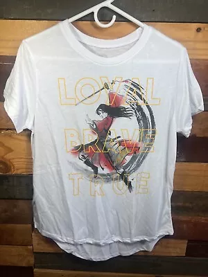 Retro Disney Mulan Movie Themed Shirt White Colored Size XL Disney Brand Tag • $16