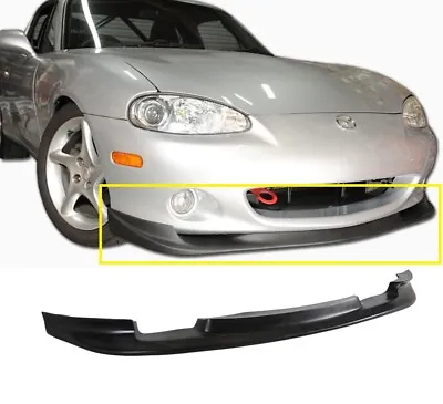 Fits 01-05 Mazda Miata MX-5 Coupe Convertible GV Style Front Bumper Lip Spoiler • $64.88