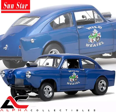 Sunstar Ss-5098 1:18 1951 Henry J Kaiser Gasser   Wild Weasal  Blue  • $119.99