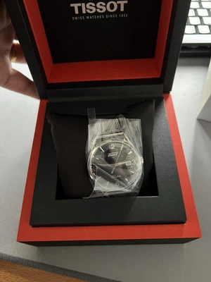 £160 • Buy Tissot Visodate Men's Silver Mesh Watch - New With Tags
