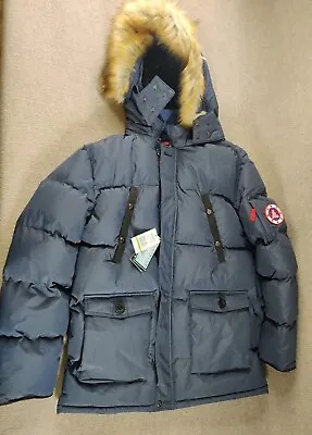 $59.99 • Buy Spire By Galaxy Mens Ascender Heavyweight Winter Parka Jacket XL Faux Fur Hood