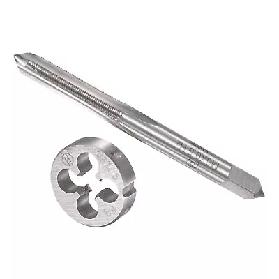 Tap And Die Set M6 X 0.5 Thread Metric HSS Machine Screw Tap Round Die Tool Kit • £12.76