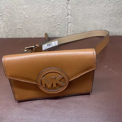 Michael Kors Brown MK Signature Waist Bag Fanny Pack Belt • $19.97