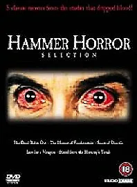 HAMMER HORROR SELECTION 5 Classic Movies DVD Box Set (w/collector Postcards) • £19.99