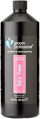 £7.99 • Buy Groom Professional Baby Fresh Shampoo 1 Litre Pet Dog Wash Clean Powder Scent