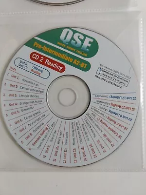 QSE Quick Smart English Pre-Intermediate  CD 2: Reading • £10