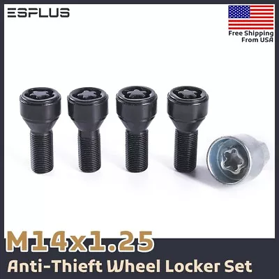 4 Pc BMW&Mini Wheel Lock M14x1.25 Black 28mm Fit 1-7 Series/M3/M4/M5/M6/X3/X4/X5 • $22.95