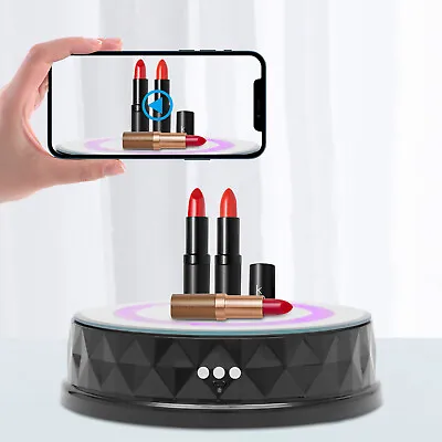 9inch 360 Degree Motorized Turntable Mirror Base Stand Rotating Display Stand  • $46.55