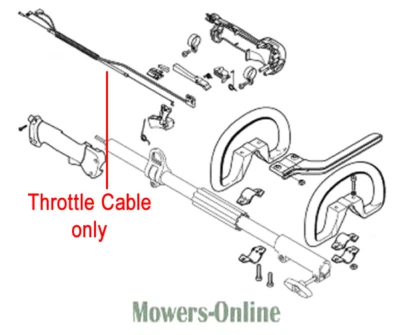 £43.53 • Buy Stihl Throttle Cable 4180 180 1150 HT100 HT101 HT130 HT131 KM100R KM110R KM130R