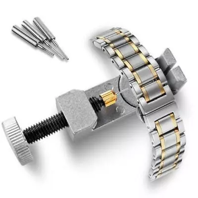 Metal Watch Band Strap Bracelet Link Pin Remover Repair Tool Kit Set Adjustable • $8.44