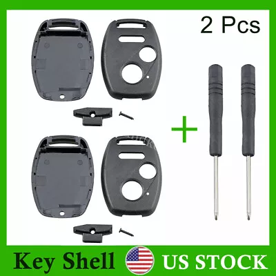 2 For 2006 2007 2008 2009 2010 2011 Honda Civic LX Key Fob Remote Case Cover • $8.85