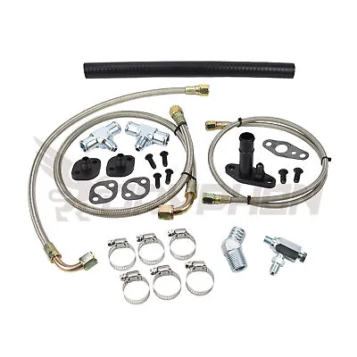 Turbo Oil Water Line Kit For Toyota Land Cruiser 2H HJ47 HJ60 HJ75 CT26 • $216.84