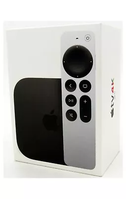 Apple TV 4K 3rd Gen. 64GB Media Streamer - Black Wi-Fi MN873LL/A - Good • $98.95