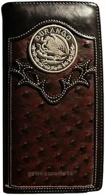 Durango Men Wallet Western Bifold Check Book W071-3 Brown • $12.99