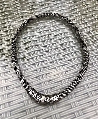 Vintage Woman’s Tribal Handmade Solid Sterling  Silver 925  Necklace • £140