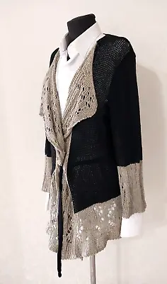 Zele Linen Knit Cardigan Size M ( Zuza Bart Style ) • £24.09