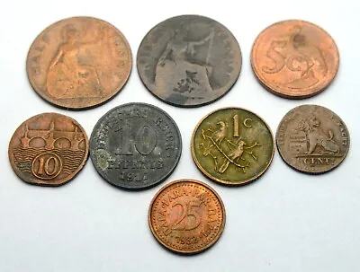 World Old Copper Coins Lot • £12.10