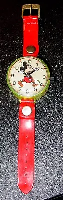 Rare Vintage 1970-1972 Mickey Mouse Children's Wind-up Watch From Marx Toys • $50