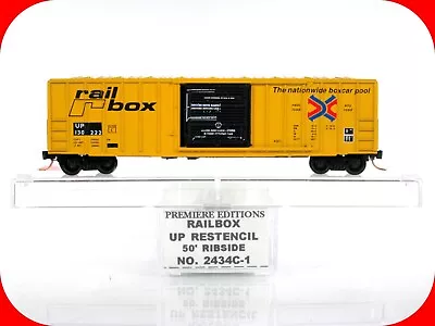 N Scale ***RAILBOX*** Box Car Restencil UP #130222 -- Premiere Editions 2434C-1 • $39.99