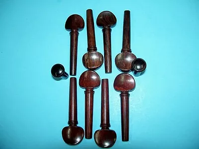 8 Violin Polished Roswood Pegs & 2 End Pins Vintage Style VWWS • $18.25