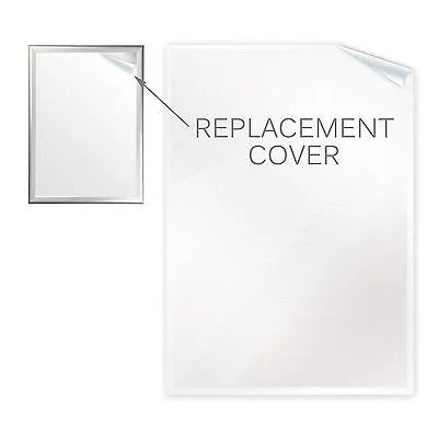 A0 A1 A2 A3 A4 Anti-glare Poster Covers For Snap Frames & Pavement A-Board Signs • £57.60