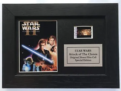 £9.99 • Buy Star Wars ATTACK OF THE CLONES 35mm Film Cell Mini*