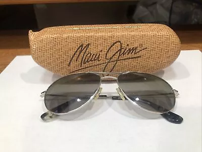 Maui Jim Polarized Sunglasses MJ 245 17 Aviators Japan • $60