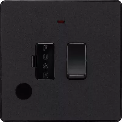 £12.45 • Buy BG EVOLVE MATT BLACK SCREWLESS Switches & Sockets BLACK Insert Full Range