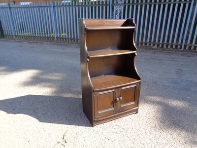 £75 • Buy Clean Elm Ercol Waterfall Bookcase Display Shelves Cabinet 