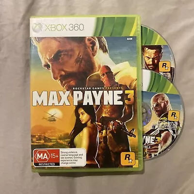 Max Payne 3 Xbox 360 Game *FREE SHIPPING* Rockstar Games Xbox Games PAL • $11.79