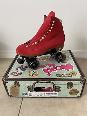 Moxi Lolly Poppy Red Roller Skates New Size 10 (w11-11.5) • $360