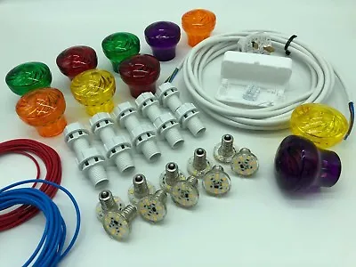 30 X Cabochon Lights - Fairground Lighting Kit - Turbolites - Fairground • £175