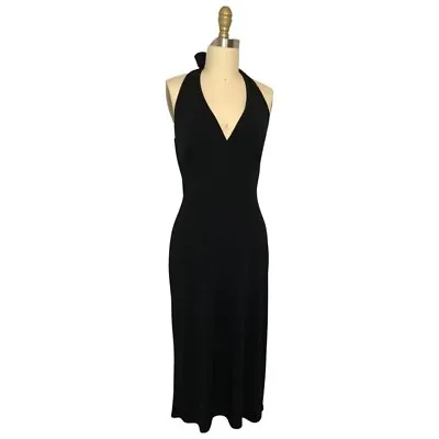 Vintage Banana Republic Halter Black Dress • $30