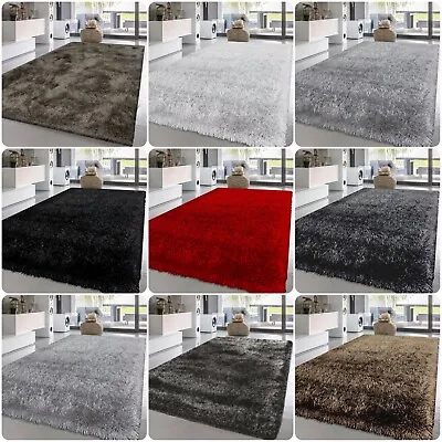 New Modern Sparkly Non-Slip NATTY Rugs Machine Washable Living Room Fireside Mat • £13.81